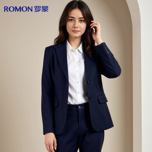 Luo Meng Suit Women's Professional Decoration Single Suit Business OL Women's Interview Work Commuting Suit Jacket