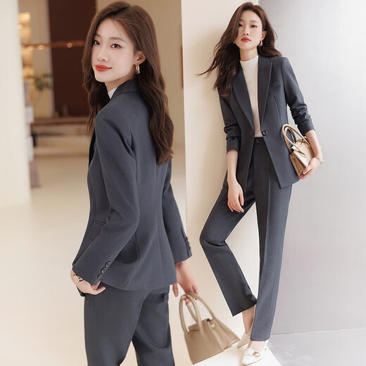 Chenfu professioneller Anzug Anzug Frauen Frühling und Herbsttemperament Göttin Modeanzug Jacke formelle Kleidung Business Hotel Rezept