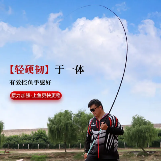 Coda de pesca de Dawa Barra Barato Hand Rod 28 Ajuste la sección corta Super Ligera Super Hard Wutk Barn Barra de pesca Juego de engranajes de pesca 2,4 m (longitud real 2.4m)