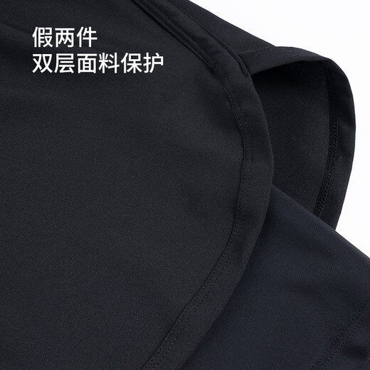 Hongxing Erke (ERKE) swimming trunks for men, double-layered, anti-embarrassing, boxy-angle, loose, quick-drying, vacation beach pants, hot spring swimwear, swimming equipment