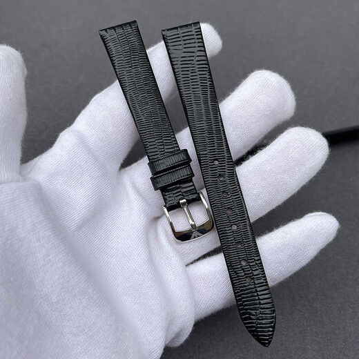 Подходит для Armani AR11148 квадратных часов, подлинный кожаный ремешок 14 -миллиметровый коровье, ремешок, ремешок женского браса 1678 черный 11148 14 мм