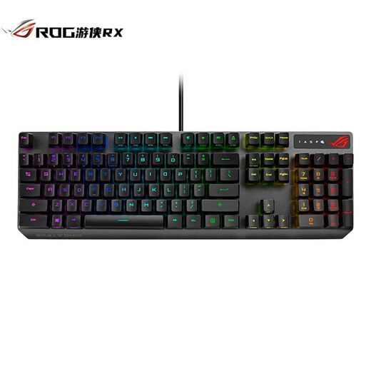 ROG Ranger Mechanical Keyboard Wired Keyboard E-sports Keyboard Game Keyboard Full-key No-stroke RGB Backlit Keyboard RX Red ABS Wired 104 Keys [up to 15% off]