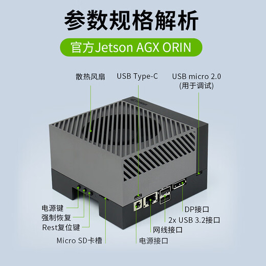 NVIDIA Jetson AGX Orin Developer Kit 64GB official original development kit 945-13730-0050-000