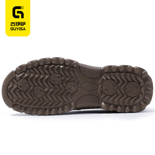 Guyisa (Guyisa) Schweißer Arbeitsschutzschuhe Herren-Laptop Anti-Smash Anti-PUNKTUR Leichtes Wear-Resistant Work Safety Shoes 3025G 43