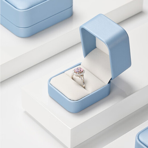 
Duobaoni Jewelry Box High-end Rounded PU Leather Ring Box Bracelet Pendant Earring Box Gift Jewelry Packaging Box Customized Logo Long Chain Box-H15905