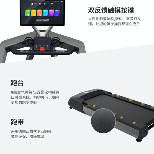 GYMGEST A21 commercial smart treadmill 21.5 inches