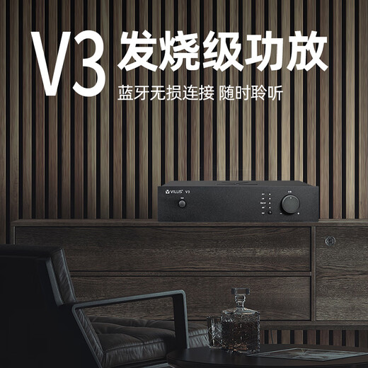 威力声（Villis）VILLIS/威力声 V3PRO双核数字蓝牙功放专业发烧级HiFi音响家用功放机 V3功放