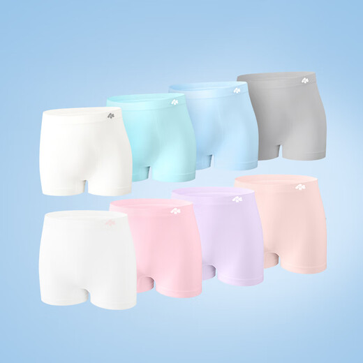 AIMER KIDS non-sensory printed milk leather one-piece woven 2-pack children's underwear for boys and girls mid-waist boxer briefs seamless 3A antibacterial class A girls - strawberry milkshake 130