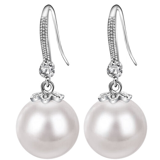 Qlady imitation pearl earrings, feminine, high-end, silver earrings, earrings, 2025 earrings, birthday gift for wife