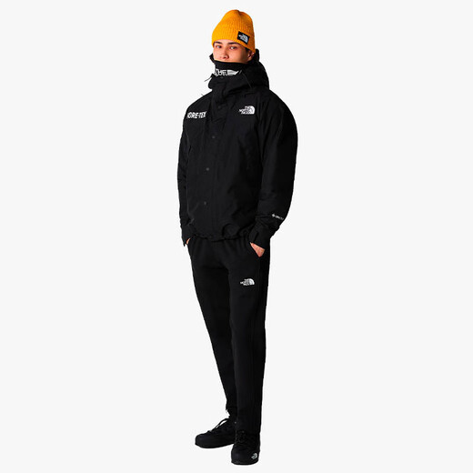 North Face American version of men's Mountain high-end hard shell jacket GTX waterproof breathable autumn and winter outdoor windproof warm jacket JK3-Black M