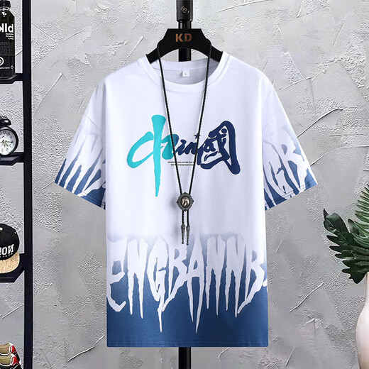 
Boledi Boys Fashion Brand Summer Short-Sleeve T-Shirts 12-15 Years Old Teenagers Cotton Half-Sleeve 14 Junior High School Students Top Clothes 683 White (Short Sleeve + Shorts) High Quality 170 (XL) Recommended 120-140Jin [Jin equals 0.5 kg]