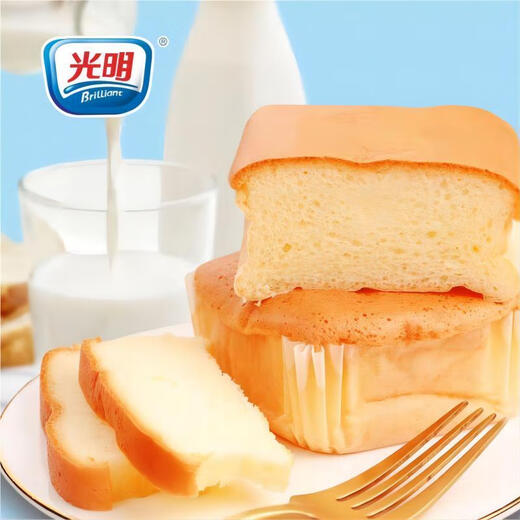 Heller Büffelmilchkuchen 410 g/Bag Bread Cake Frühstücks Toast Snacks Mahlzeiten Ersatz