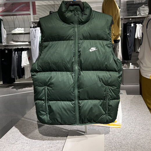 耐克（NIKE）男装冬季新款运动背心户外跑步健身训练保暖棉马甲马夹夹克外套 FB7374-323 L
