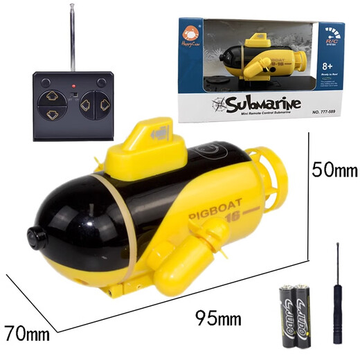 Ferngesteuerte U-Boot-U-Boot + Kamera Kinder-Elektro-ferngesteuerte Boots-U-Boot-Spielzeugfischtankssimulation für Kinder mit einem Sechskanal-Standard-Simulation von Mini Schwarzem Atom-Nuklear-U-Boot kann gestartet werden