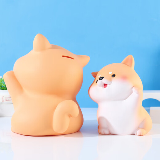 Pu Lian desktop decoration twelve zodiac dog piggy bank children adult boys and girls anti-fall piggy bank piggy bank 2022 small