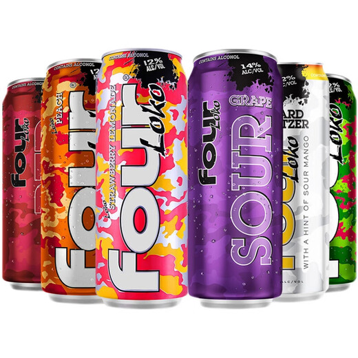 FOUR LOKOfourlock酒后劲水果预调鸡尾酒fourloko斯诺克啤酒695ml*12 任选口味任选可备注*4 695mL 4罐