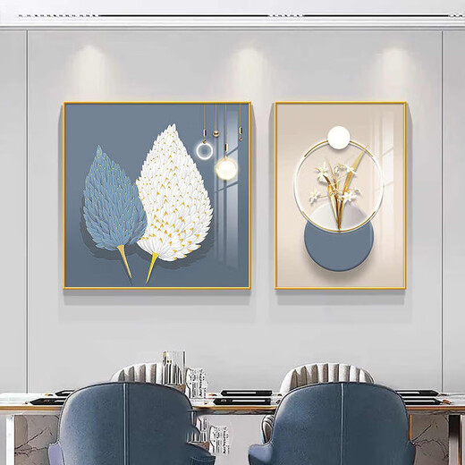 
Aohan Light Luxury Restaurant Decoration Painting High-end Dining Room Dressing Painting Modern Simple Dining Table Background Wall Wall Painting Kitchen Wall Painting JD16886 Yuruohuazhu 30*40/40*40 Textured Oil Canvas Aluminum Alloy Gold Frame