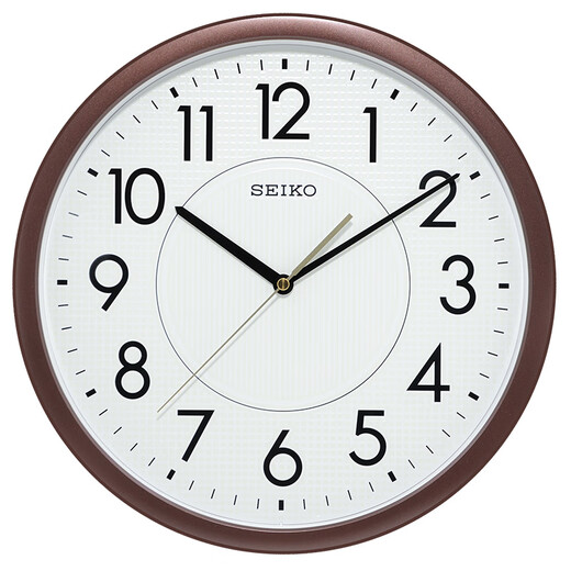 Seiko Seiko clock home punch-free wall clock 14 inches 36cm simple smart luminous living room bedroom wall clock