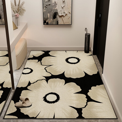 Gudie French entry door floor mat 2023 new living room door mat can be cut to enter the entrance hall and is stain-resistant Huaman 160 230cm Belgian velvet/light luxury