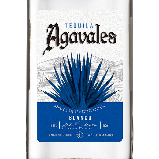 阿卡维拉斯银龙舌兰750ml agavales 墨西哥原装进口洋酒 基酒特基拉Tequila 单瓶 750mL 1瓶