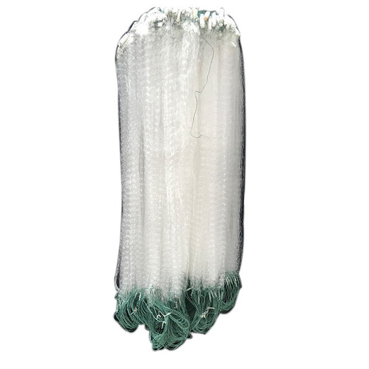 Fish net, fishing net, green silk three-layer fish net, sinking net, fishing net, hanging net, fish glue wire mesh, sticky fish net, crucian carp fish net, single layer floating net, 1 finger, 30 meters long, 1.2 meters high