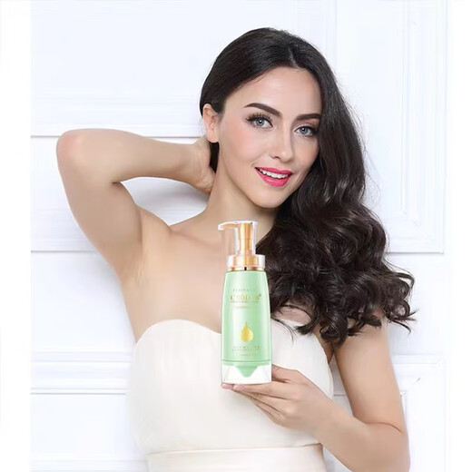 Luo Daishi salon elastin for curly hair, moisturizing and qualitative hair styling, dry and frizzy women's no-wash serum to protect curls and perm 350ml 1 bottle, no-wash perfume elastin