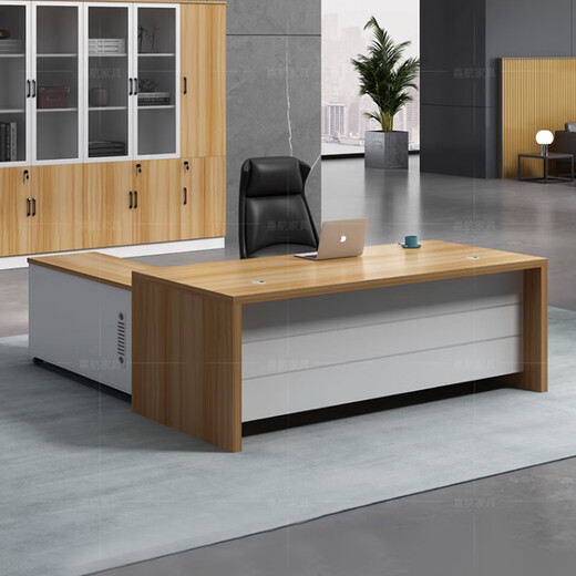Jiahang Boss Desk Simple Modern President Desk Office Executive Desk Manager Supervisor Desk Single Desk LBZ-A42