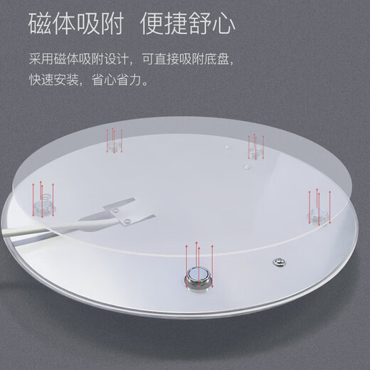 Foshan Lighting (FSL) full spectrum LED ceiling lamp replacement wick Ra97 high color rendering 40W three-color module lamp panel light source three-level color adjustment 230mm including binding posts