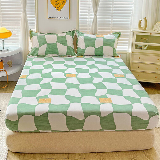 Avon Ting cotton fitted sheet single piece cotton bedspread bed cover mattress protector Simmons dust cover all-inclusive bed sheet looking up at the stars 120cmx200cm