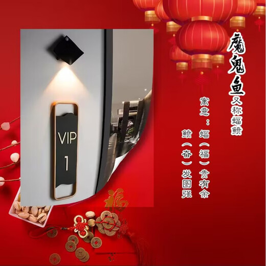 Zhaoyan Manta Fish Human Body Sensor Lamp Bedroom Stairs Living Room Wall Lamp Wardrobe Cabinet Rechargeable Battery Night Light Black Shell Battery Yellow Light (Night Sensor) LED*0.5W