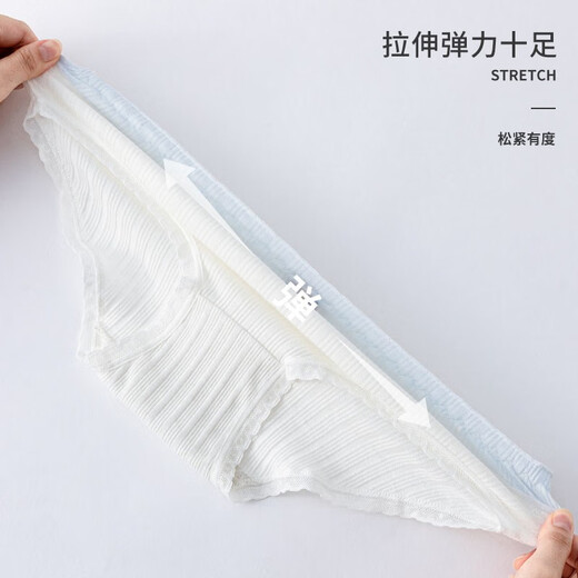 小猪彼特女童纯棉内裤不夹屁股初中学生三角裤女大童儿童短裤女孩宝宝 11155紫色 4条 130 cm 身高120-130cm 40-50斤
