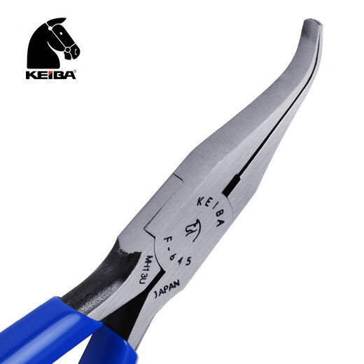 
KEIBA electronic curved nose pliers Japanese curved nose pliers original imported flat nose pliers toothless pointed nose pliers F-645 675 695 F-645