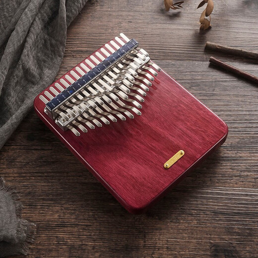 聆听拇指琴42音卡林巴琴21音初学者男女生入门板式手指琴34音听雪乐器 34音板式听雪【经典版】+配件
