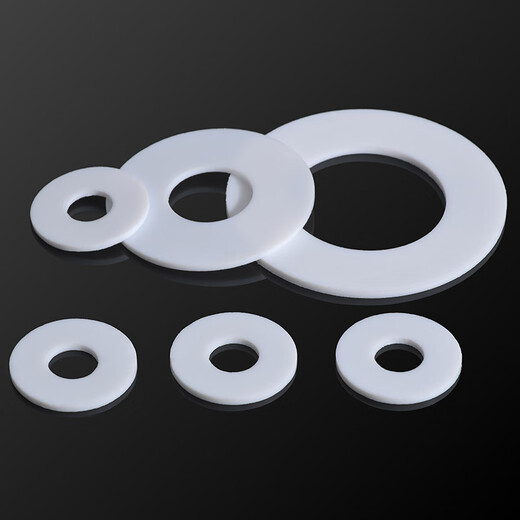 JINGGONG PTFE gasket flange PTFE Teflon high temperature resistant ptfe gasket gasket DN25DN50 DN200 (268x219x3) (1 piece)