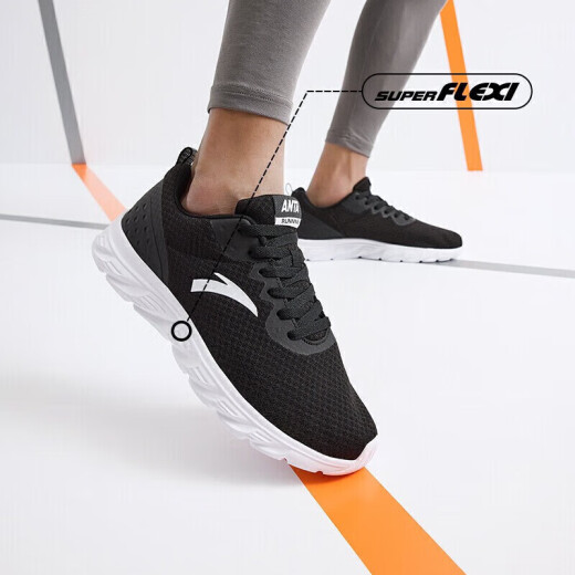 ANTA Sports Shoes Men's Summer Mesh Breathable Running Shoes Men's Lightweight Soft Sole Wear-Resistant Shock-Absorbing Outdoor Travel Shoes