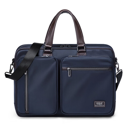 Golf (GOLF) business briefcase men's multi-compartment handbag men's 15.6-inch laptop bag for boyfriend and father