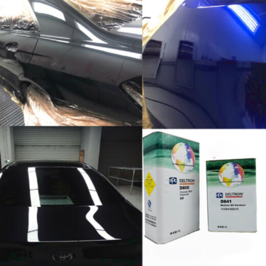 PPG达壮D800清漆固化剂D894高硬度抗划痕亮油高硬度快干透明车用清油 D800清漆+D841标准固化剂