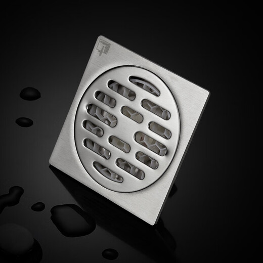 Submarine GF40-10B stainless steel brushed odor-proof floor drain, universal four-proof floor drain in wet and dry areas, 40 diameter