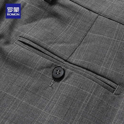 Luo Meng suit men's four seasons business casual professional formal suit suit groom suit wedding suit men's suit