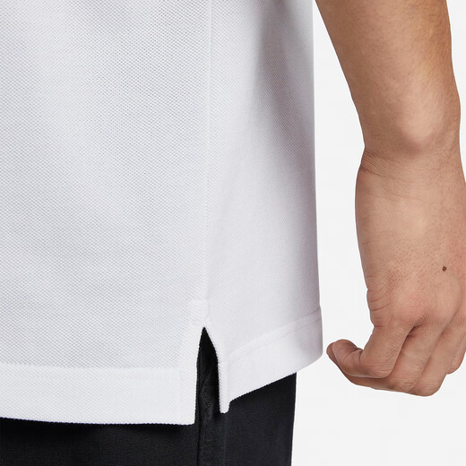 NIKE/耐克男士针织透气翻领短袖T恤 FN3895-100 XS