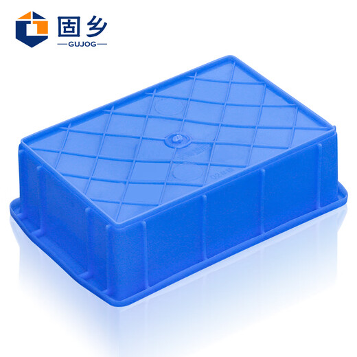 Guxiang thick plastic small square box parts box screw classification box storage storage box X2# blue 200*130*65mm 3 pieces