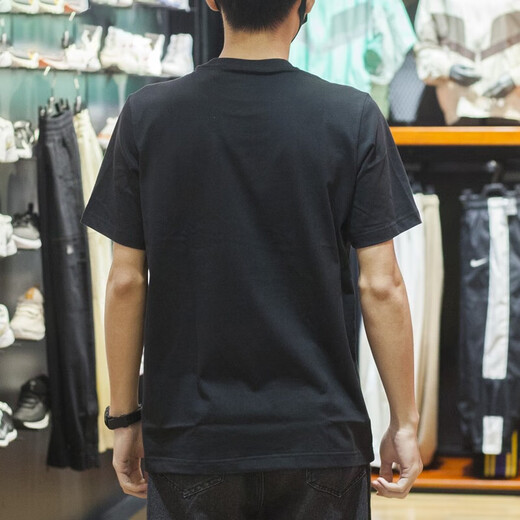 阿迪达斯 （adidas）男装 夏季新款三条纹运动服跑步训练健身快干透气休闲短袖T恤 HC9712黑色 S