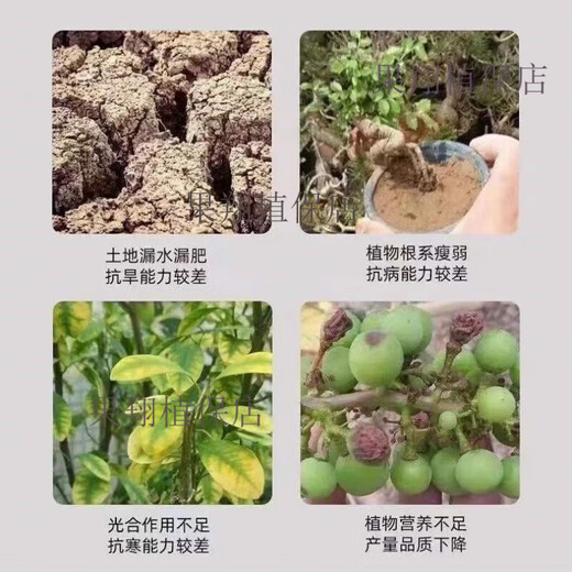 Mineral source potassium fulvic acid contains humic acid soil activation treasure black water fertilizer loosening essence soil hardening conditioner 1000g
