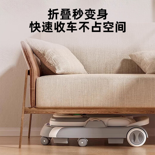 活石（LIVING STONES）学步车防o型腿婴儿2025款6-18个月以上宝宝儿童助步推车生日礼物 云母灰【学步+助步+音乐】豪华款 四挡调节+坐垫音乐餐盘万向轮