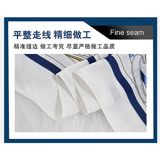 Shanghai Story Small Square Scarf Silk Scarf Ladies Spring and Summer 70cm Fashion Chinese Square Scarf Gifts Birthday Gifts Dream Orchid Rice White Background 70*70CM