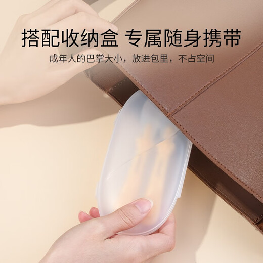 英氏（YEEHOO）硅胶勺宝宝辅食婴儿勺子新生儿喂水硅胶软勺餐具喂奶喂养米粉 花朵婴儿辅食勺（蓝色一对）