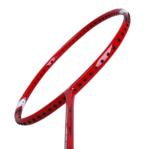 李宁（LI-NING）羽毛球拍全碳素HC1200橙色+男女进阶3UA880T红色（已穿线送球）