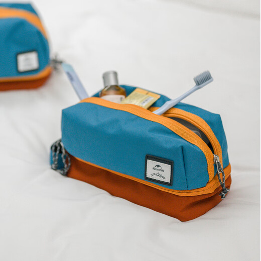 NatureHike large-capacity dry and wet separation toiletry bag for men and women travel portable storage bag cosmetics storage bag Yanbo Blue-S