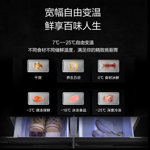 Panasonic Renewal Subsidy Dabai PRO MAX 460 liter French style multi-door 58cm ultra-thin zero-embedded automatic ice making double cycle refrigerator NR-EW46BXB-W