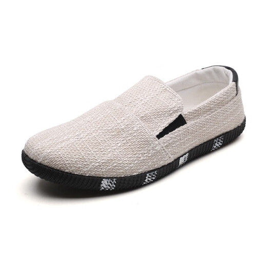 Zapatos para hombres transpirables viejos zapatos de tela beijing lino zapatos casuales de estilo coreano zapatos de mesa de lienzo de moda